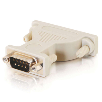 CABLES TO GO, DB9 MALE TO DB25 FEMALE SERIAL ADAPTER